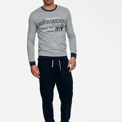 Adventure-Inspired Men's Cozy Loungewear Set