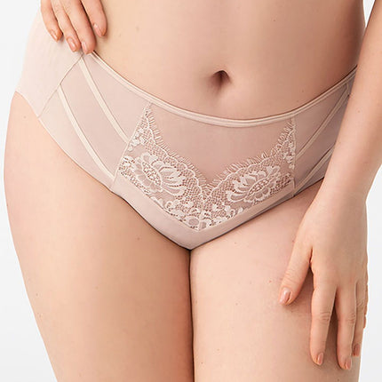 Gorsenia Lingerie Women's Comfort Fit Panties with Lace Trim