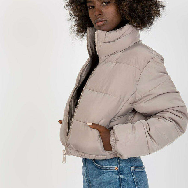 Insulated Quilted Hooded Jacket