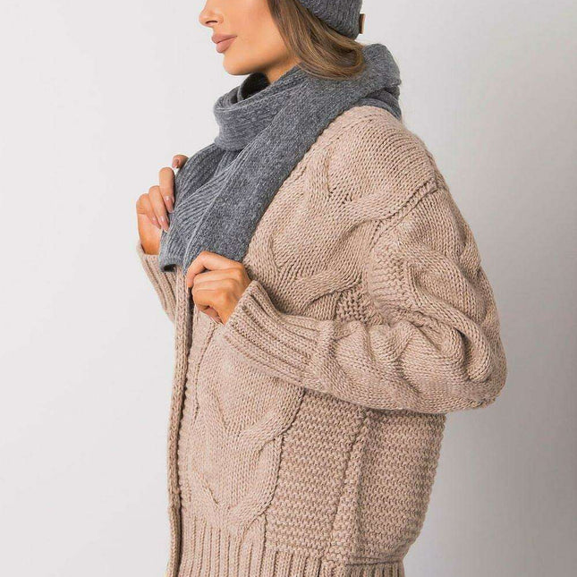 Elegant Winter Hat And Scarf Set For Women Cozy Warmth