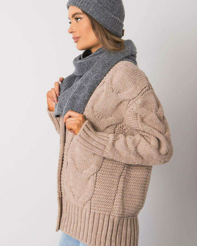 Elegant Winter Hat And Scarf Set For Women Cozy Warmth