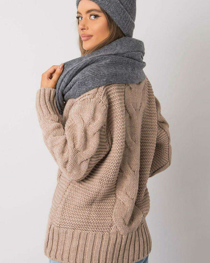 Elegant Winter Hat And Scarf Set For Women Cozy Warmth