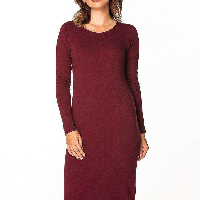 Tessita Cotton Knit Boat Neck Dress