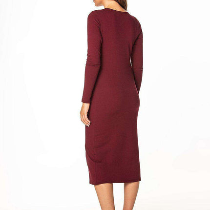 Tessita Cotton Knit Boat Neck Dress