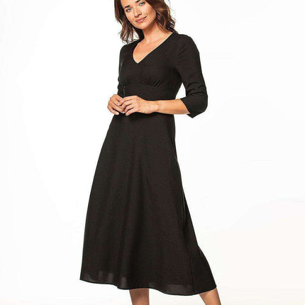 Tessita Maxi Dress with 3/4 Sleeves