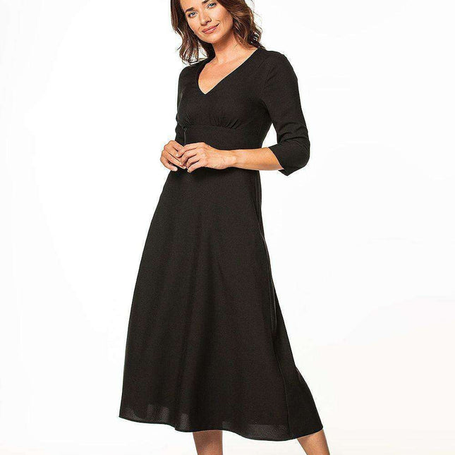 Tessita Maxi Dress with 3/4 Sleeves