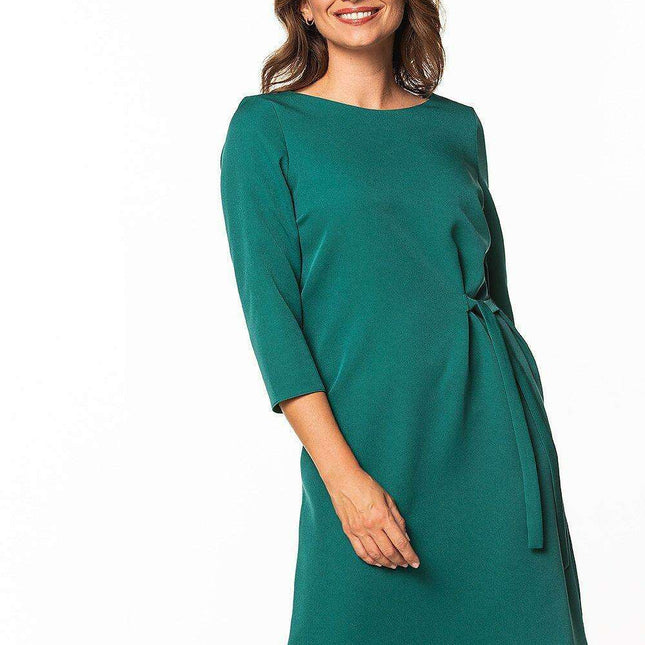 Tessita Midi Dress with Waist Tie