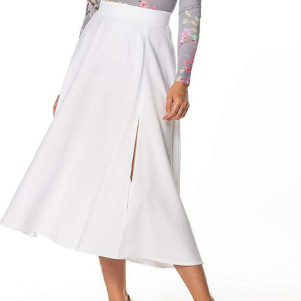 Elegant Tessita Mid-Calf Skirt with Chic Slit Detail