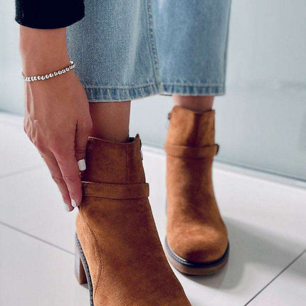 Elegant Comfort Heel Boots 172278