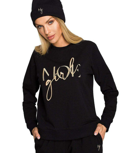 Autumn Chic Embroidered Knit Beanie