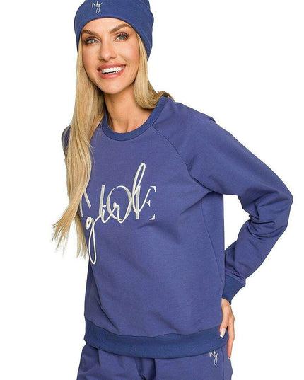 Autumn Chic Embroidered Knit Beanie