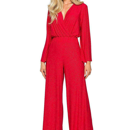 Chic Brocade Elegance Jumpsuit