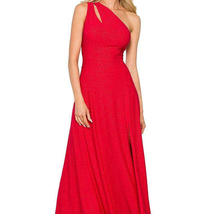 Twilight Elegance One-Shoulder Gown