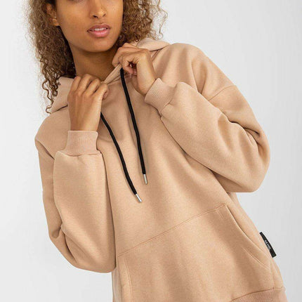 Parisian Hooded Sweatshirt With Kangaroo Pocket For Women