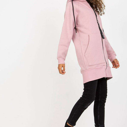 Chic Parisian Zip Up Sweatshirt For Urban Style Wardrobe