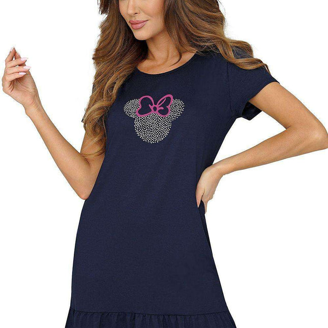 Charming Ruffled Mouse Nightshirt for Dreamy Nights