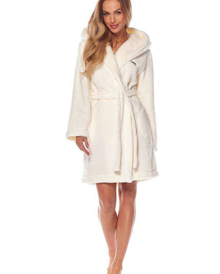 Elegant Women's Hooded Bathrobe for Ultimate Comfort