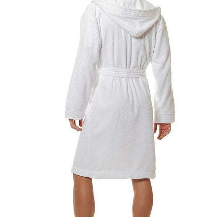 Men's Deluxe Hooded Cotton Robe with Practical Pockets