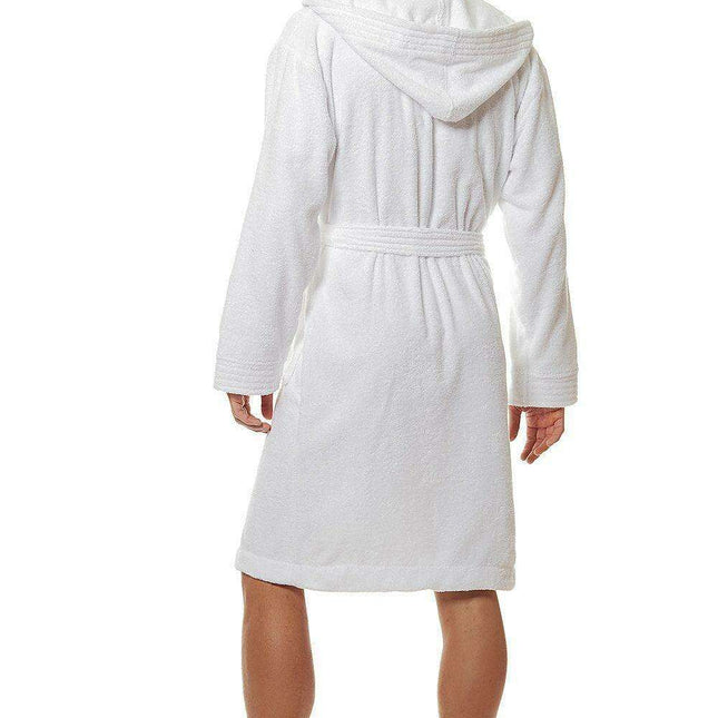 Men's Deluxe Hooded Cotton Robe with Practical Pockets