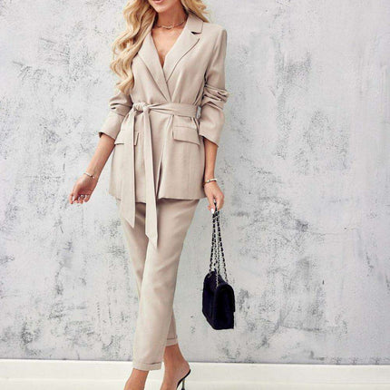 Chic Straight-Leg Trousers by Roco Fashion