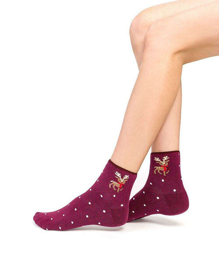 Steven's Cozy Holiday Cotton Terry Socks