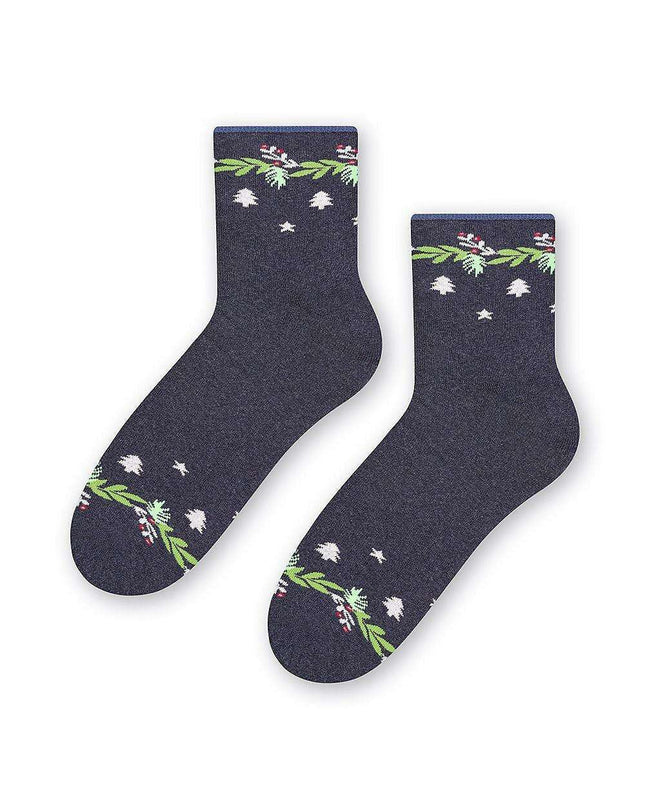 Steven's Cozy Holiday Cotton Terry Socks