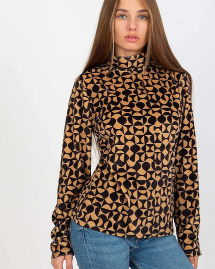 Chic Velour Blouse With Parisian Flair European Elegance