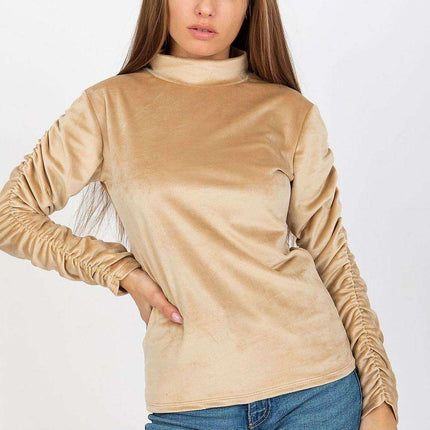 Chic Paris Velour Blouse for Elegant European Style