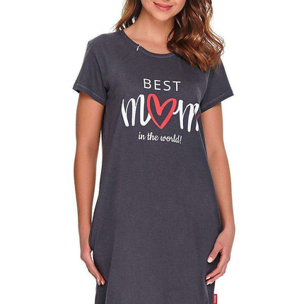 Chic Comfort Zip-Up Nightshirt