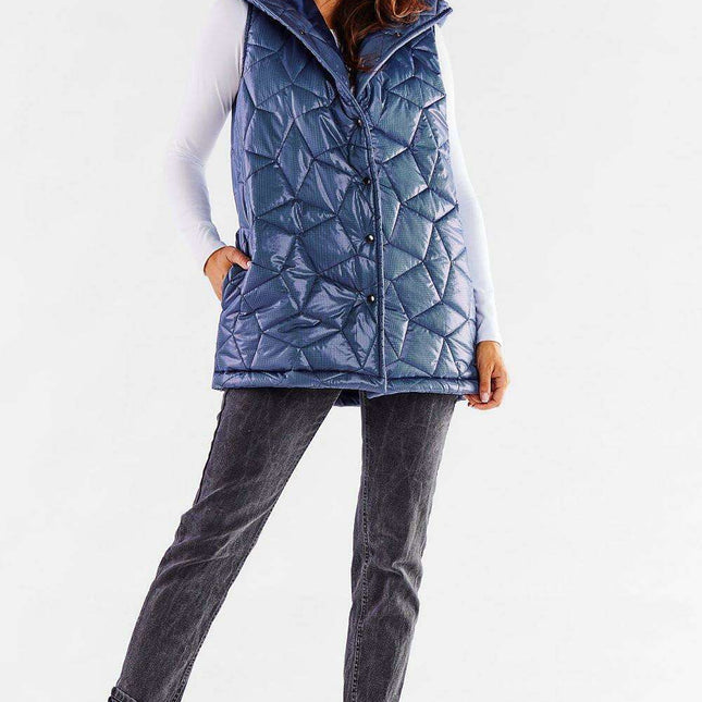 Cozy Quilted Hooded Vest - Autumn Must-Have in Dual Shades