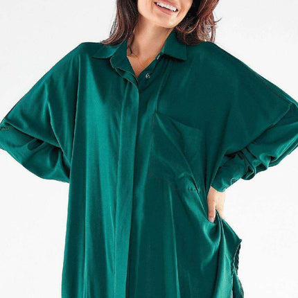 Effortlessly Chic Oversized Long Sleeve Awama Top