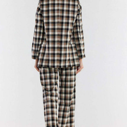 Elevated High-Waist Wide-Leg Trousers with Sleek Zip Closure