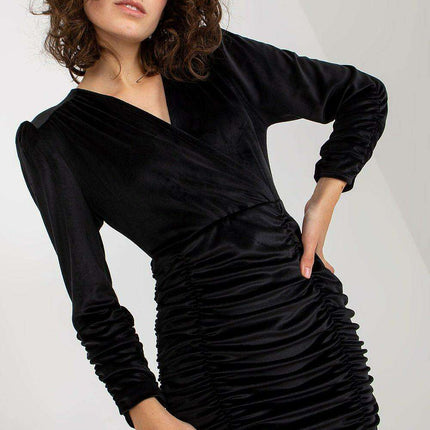 Chic Velvet Evening Gown From Paris For Elegant Evenings