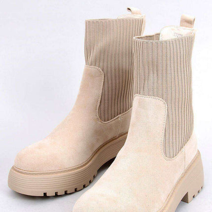Stunning Women's Suede Platform Boots Model 174518