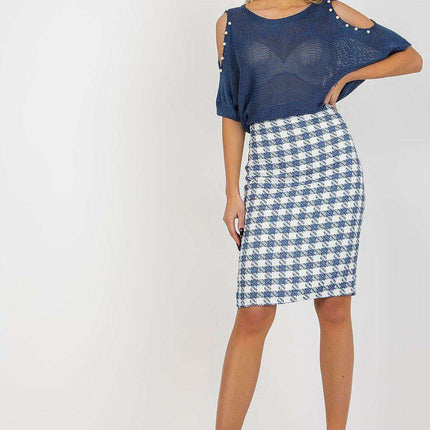 Sophisticated Lined Pencil Skirt with Hidden Zipper in Luxurious Fabric Blend