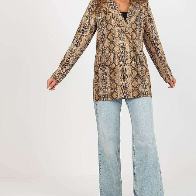 Lakerta Women's Elegant Long Sleeve Lined Outerwear Jacket