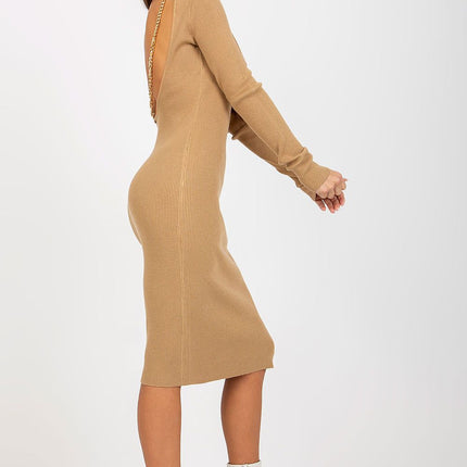 Trendy. ING Elegant Evening Dress with Lace Detail and Sleeveless Desi