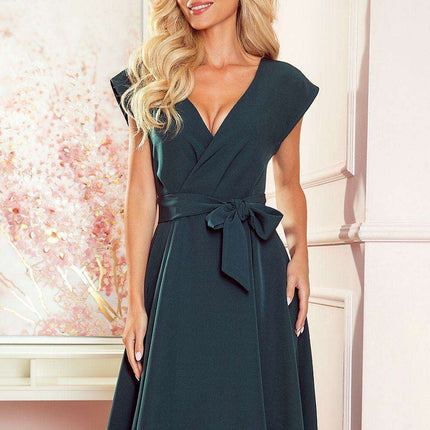 Fuchsia Brocade Scarlett Evening Gown by Numoco