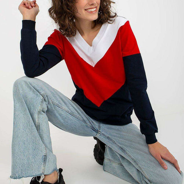 Chic Heart Neckline Cozy Sweatshirt