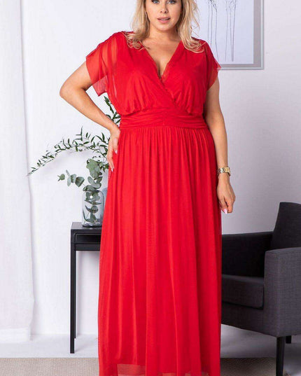 Chic Plus Size Manuela Maxi Dress for Curvy Beauties