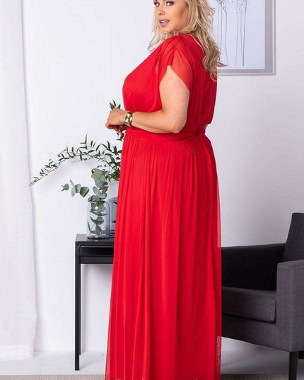Chic Plus Size Manuela Maxi Dress for Curvy Beauties