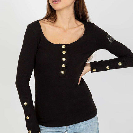 Elegant Snap-Front Blouse