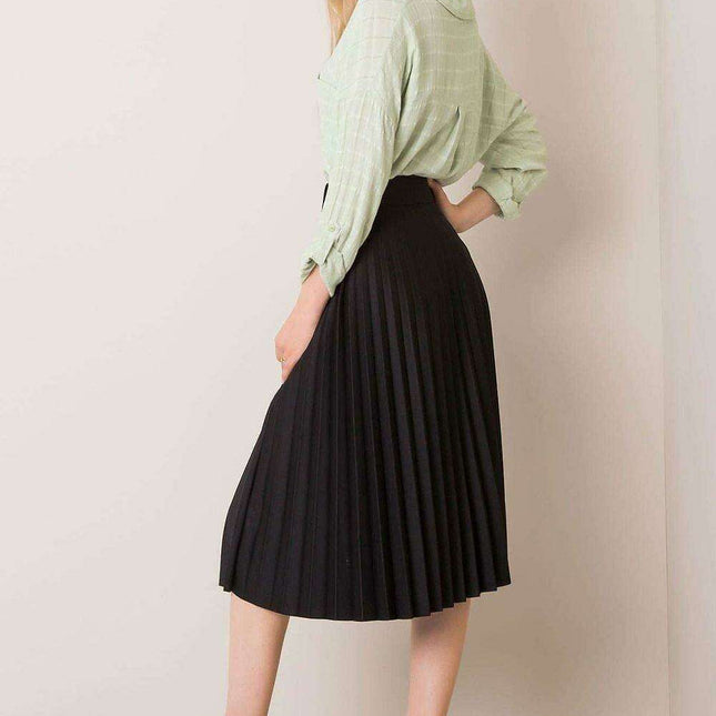 Chic Italian Style Pleated Skirt For Elegant Everyday Wear