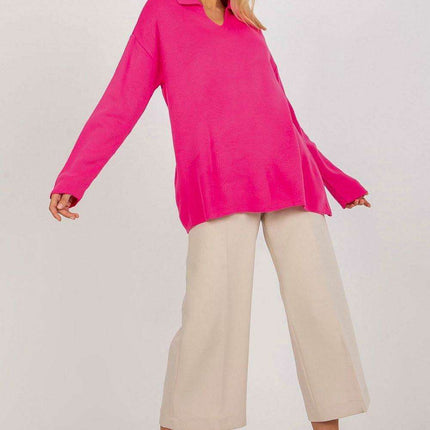 Parisian Elegance Heart Detail Sweater Rue Paris Collection