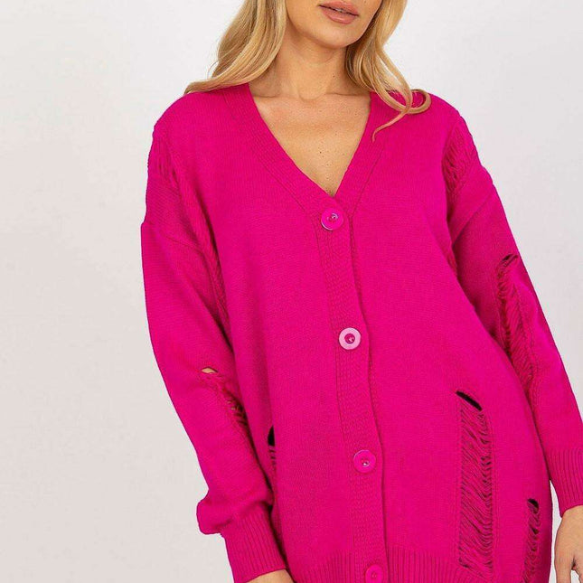 Elegant Heart Shaped Neckline Cardigan Parisian Chic