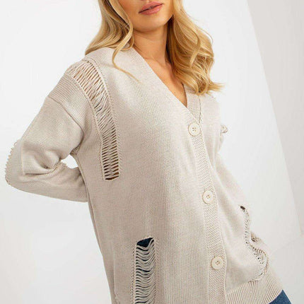 Elegant Heart Shaped Neckline Cardigan Parisian Chic