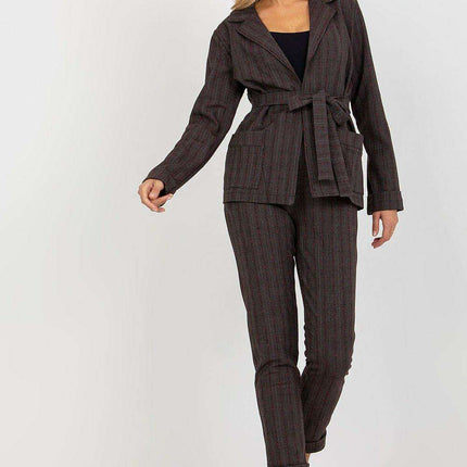 Chic Checkered Style Jacket