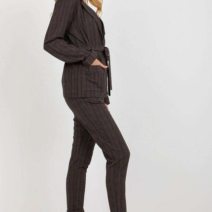 Chic Checkered Style Jacket