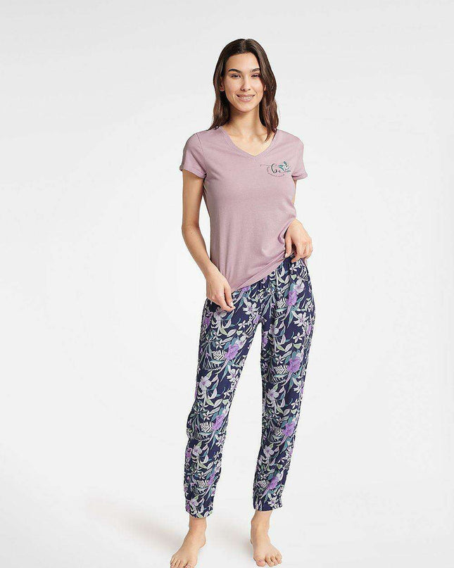 Bluebird Bliss Luxe Cotton Pajama Ensemble