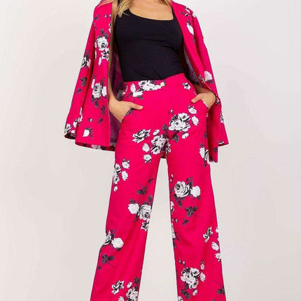 Chic High-Rise Wide Leg Trousers - Lakerta by Women's Wear